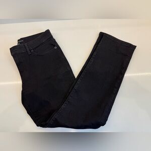 Women's Lucky Brand Black denim Sweet Mid Rise Straight Jeans size 27 / 4